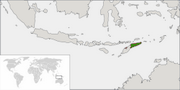 Timor oriental - Carte